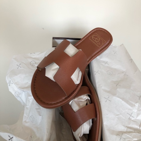 Brown Leather Sandals - Picture 2 of 4